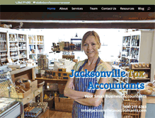 Tablet Screenshot of jacksonvilletaxaccountants.com